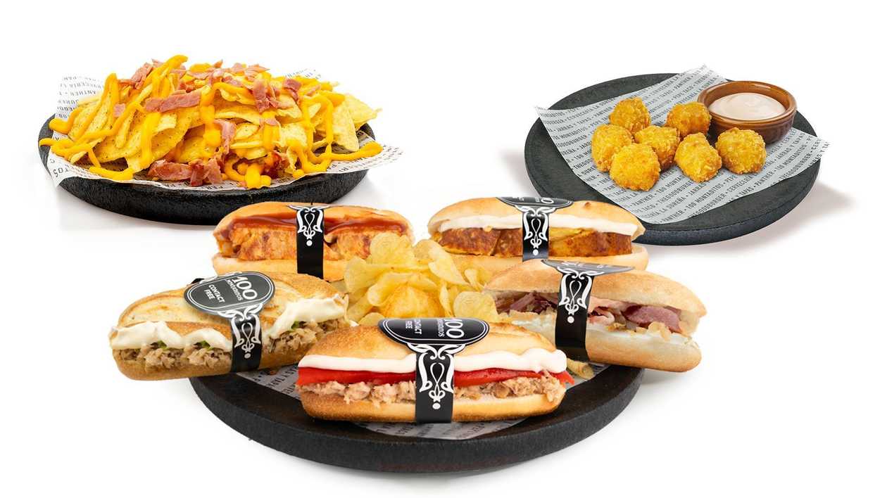 1 Rueda de Montaditos Esenciais + 2 Aperitivos