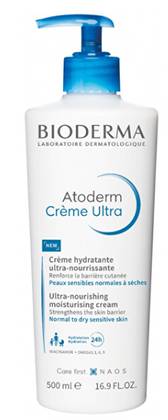 BIODERMA Atoderm Ultra-Nourishing Cream Fragrance-Free 500ml