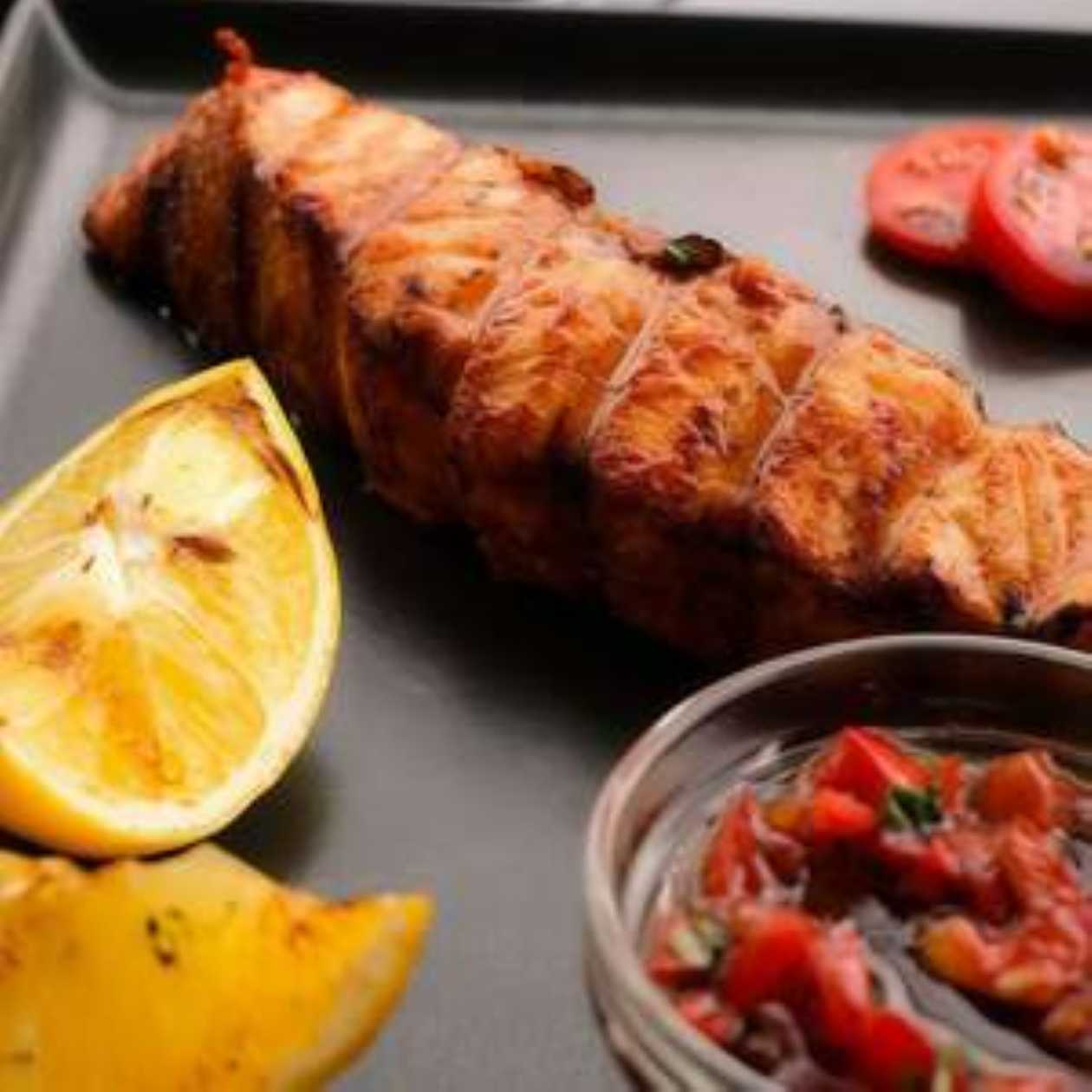 Salmon Fillet with Tomato Salsa