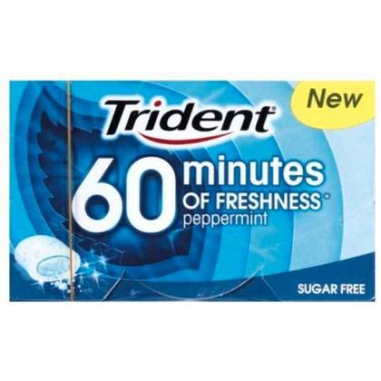 Trident 60 Minutos LL Peppermint 22 gr