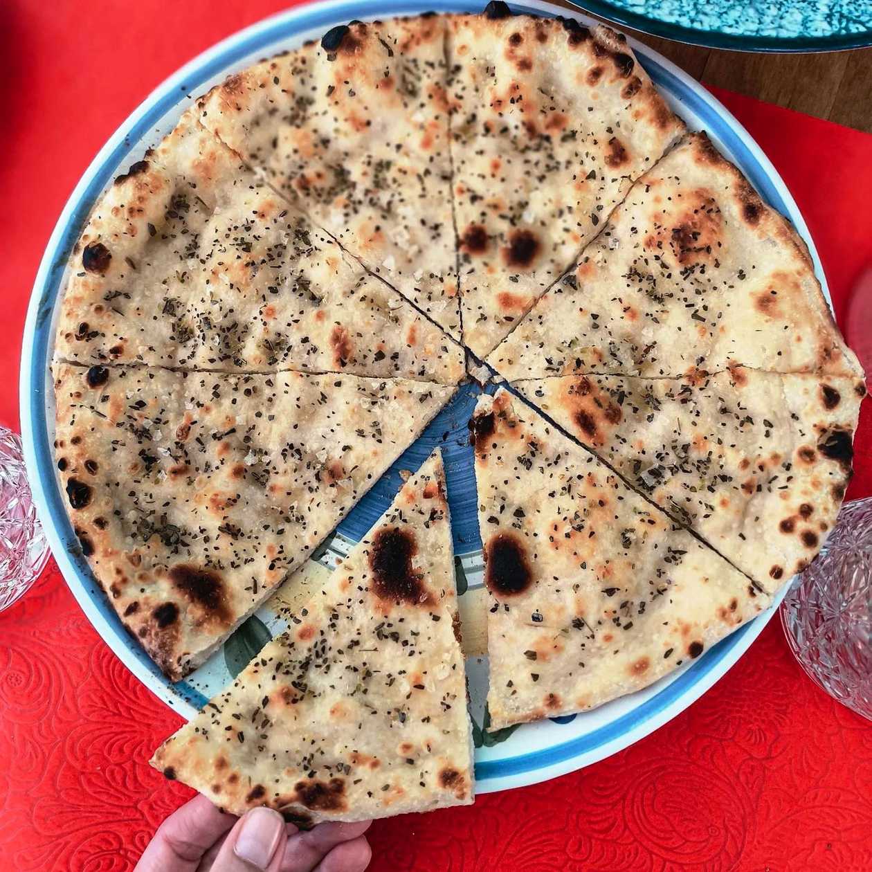 Schiaciatta - Baked Stuffed Pizza Bread