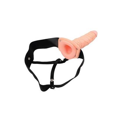 Air Feeling Unisex Strap-On Dildo - Flesh