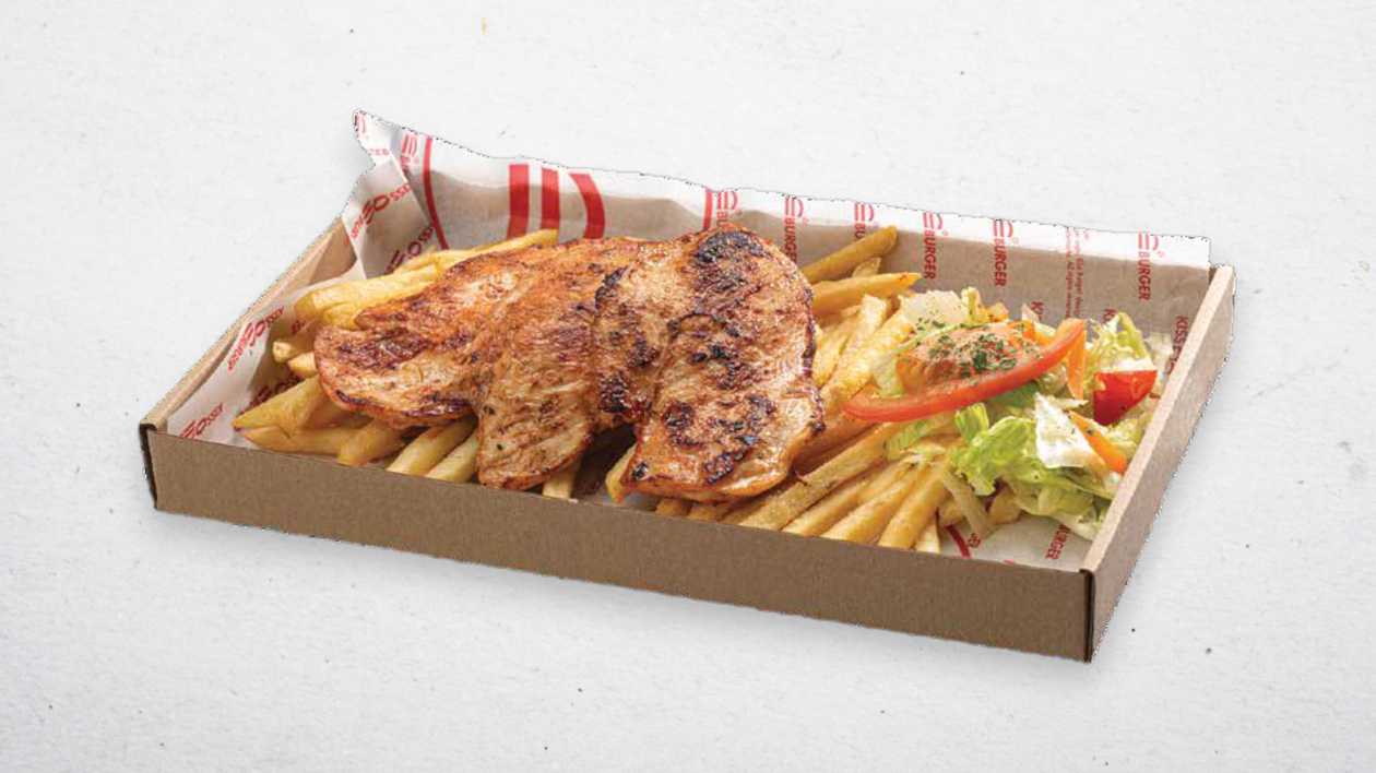 Chicken Breast with French Fries