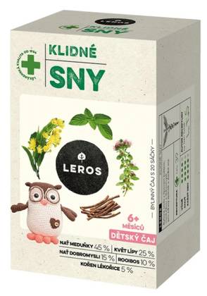 LEROS Children's Tea Calm Dreams 6m 20 bags