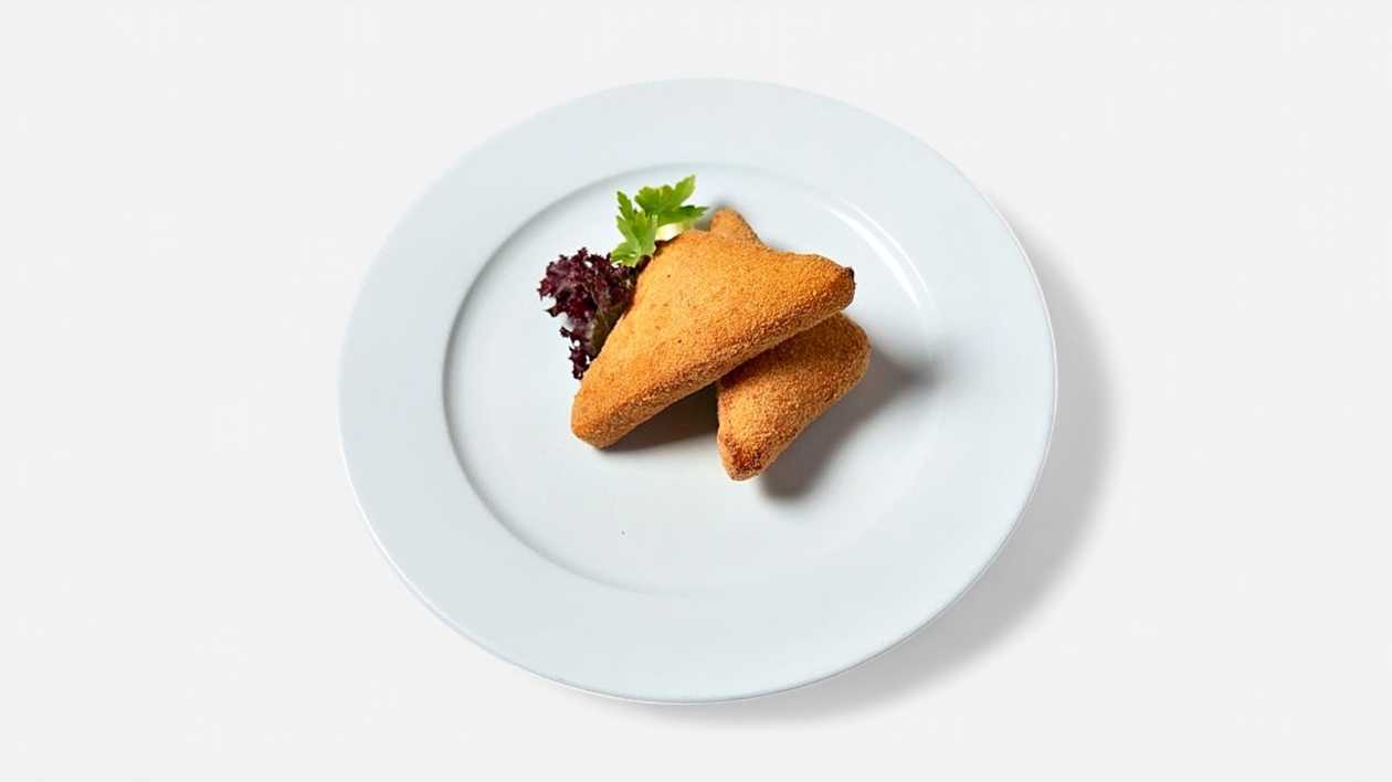 Fried Cheese with Garnish
