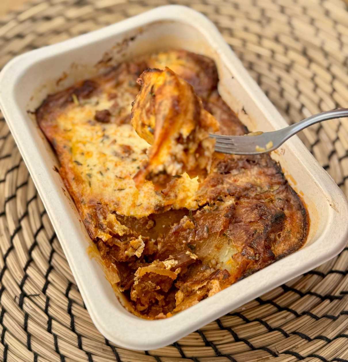 Musaca cu carne de porc si vita