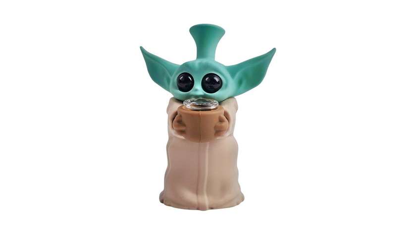 Bongo silikonowe Yoda stojący