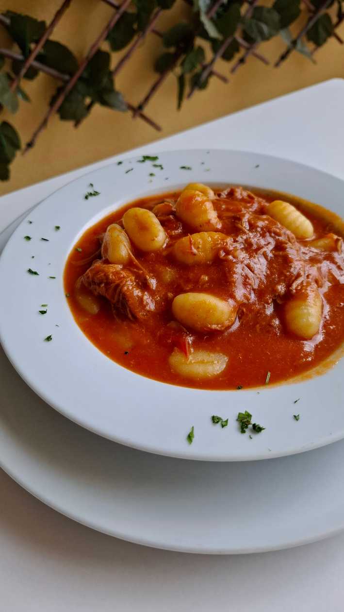 Gnocchi ao Molho de Costela