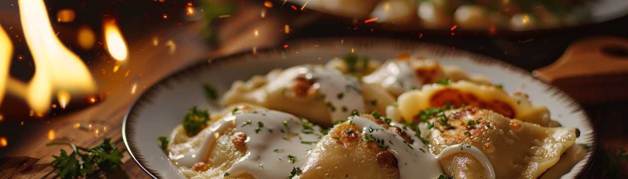 Tvarohovo - nugátové knedlíky