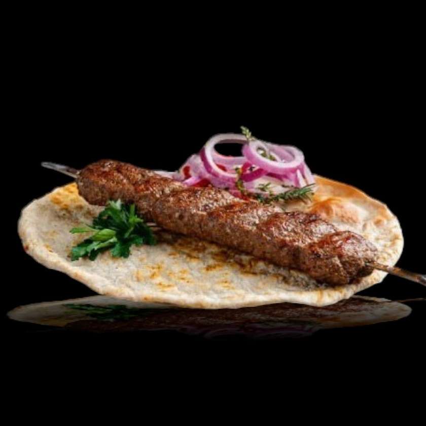 Veal Lula Kebab in Lavash