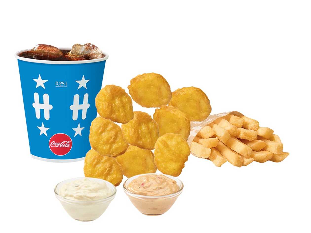 Chicken Nuggets 9 pcs. Meal