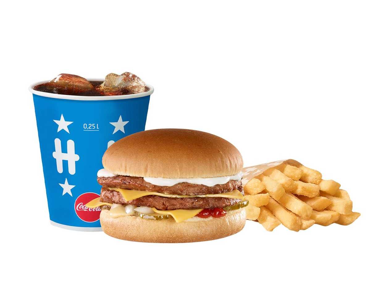 VEKE® Double Cheeseburger Meal
