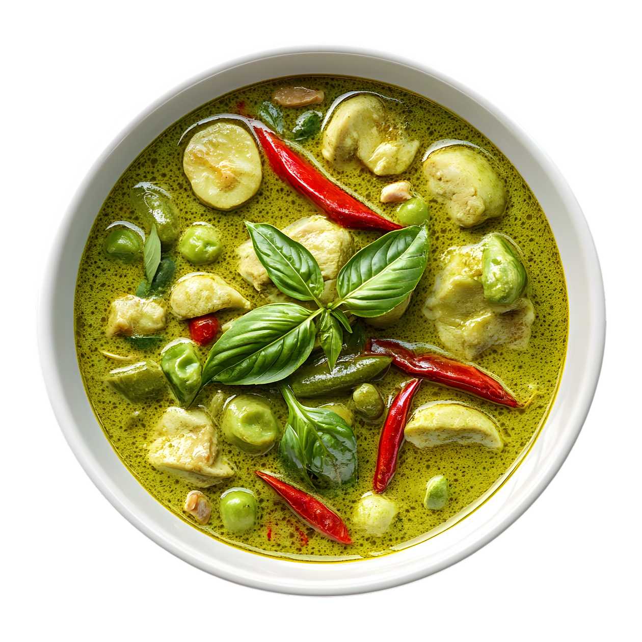 Thajské zelené kari tofu 🌶