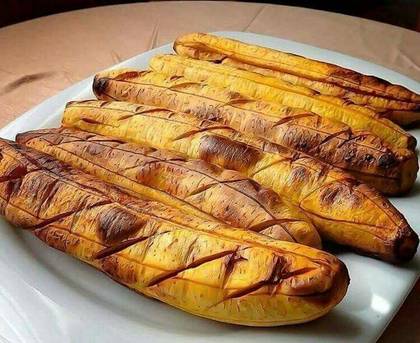 Roasted plantain