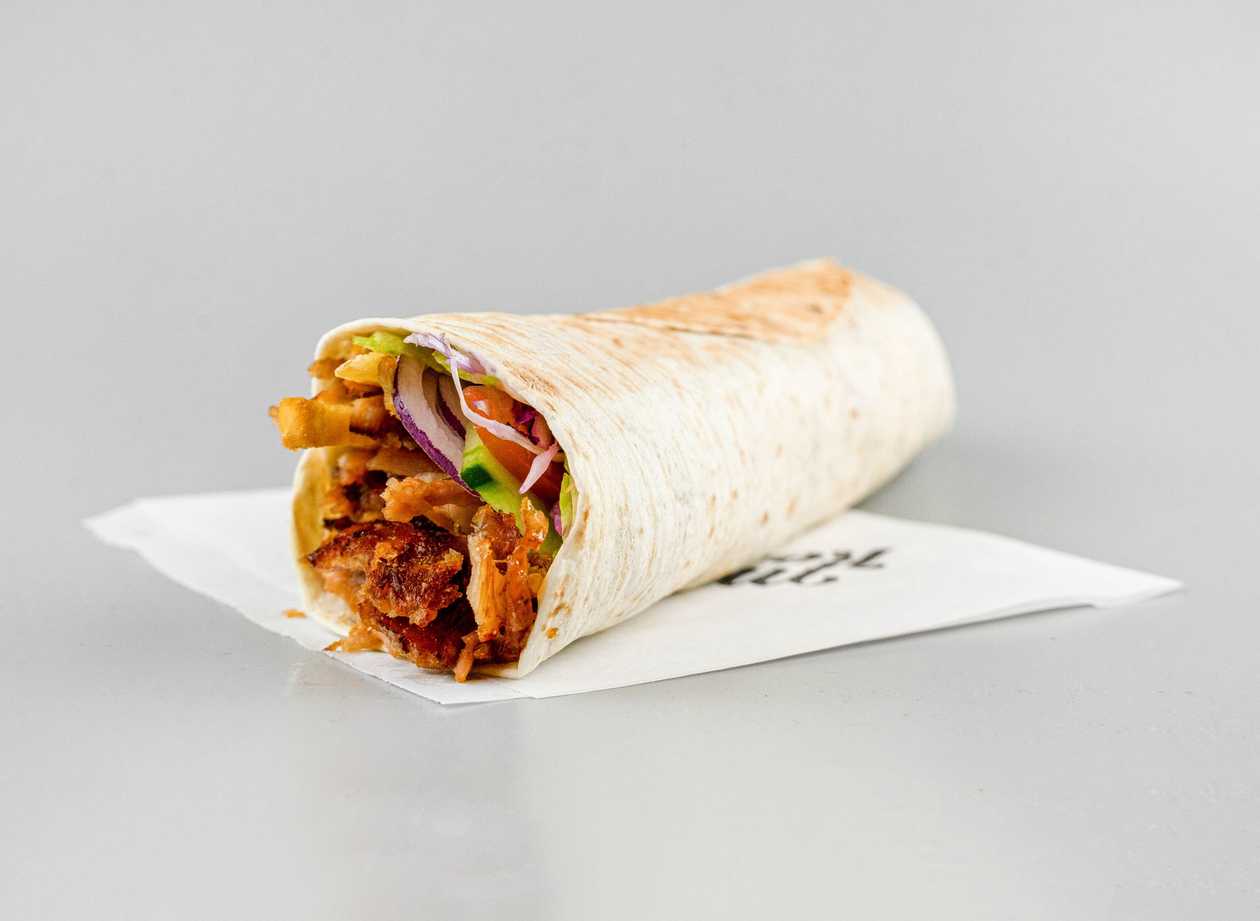 Kebab v placke kurací XL