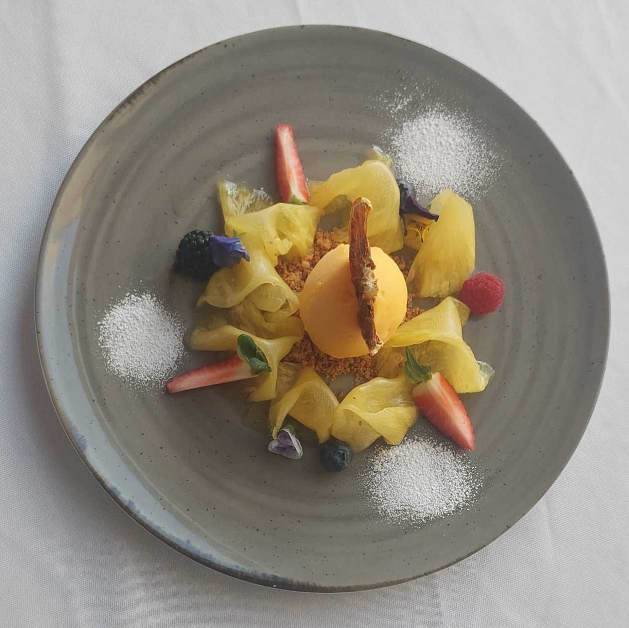 Pineapple Carpaccio