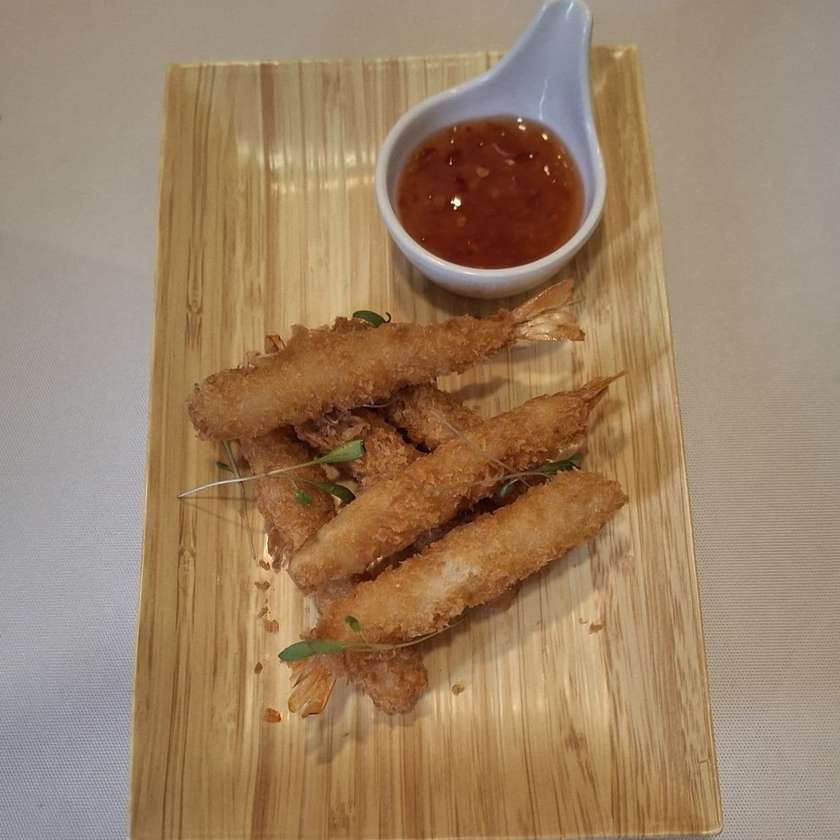 Trumpet Shrimp with Sweet Chili Sauce