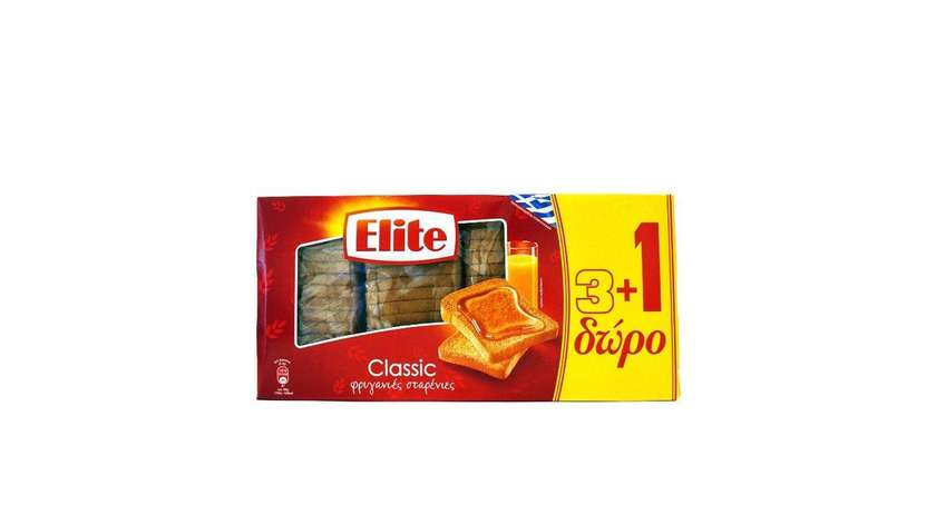 Elite Wheat Rusk 500gr (3+1 Free)