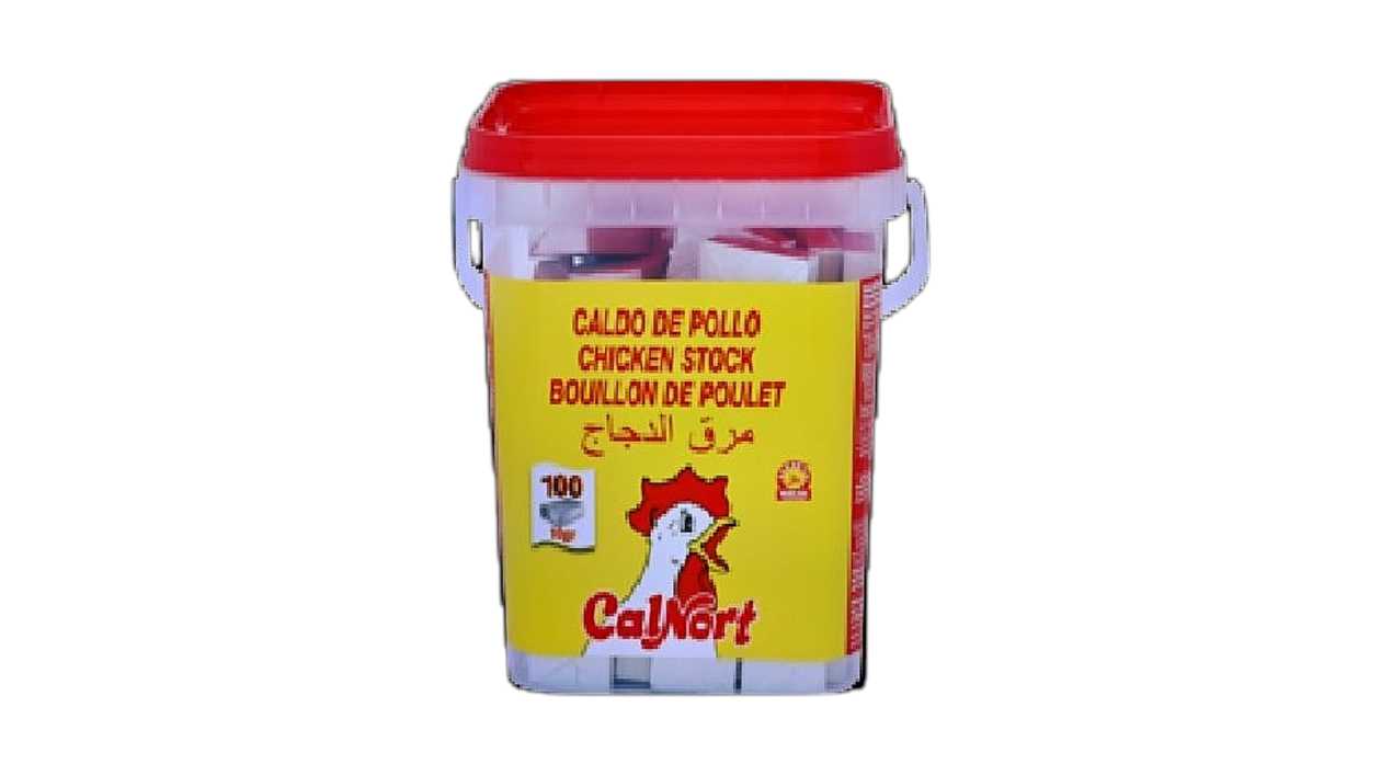 Calnort Chicken Bouillon Cubes 100pcs 1kg مكعبات مرقة دجاج حلال