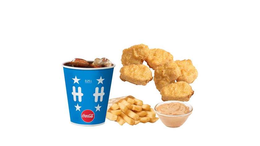 Chicken Nuggets 6 pcs Meal