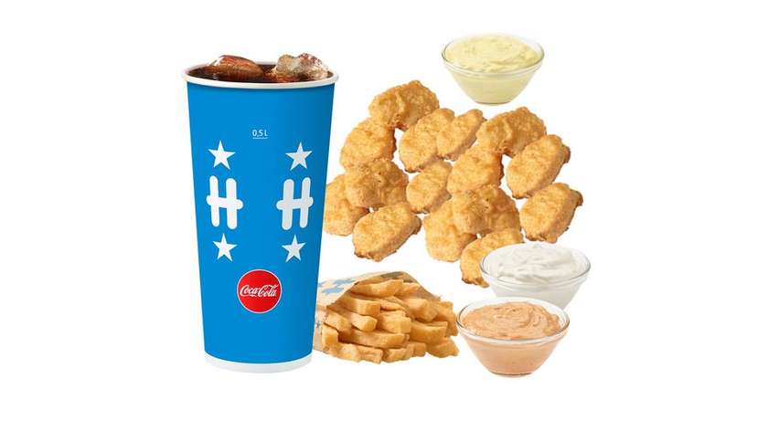 Chicken Nuggets 15 pcs Large Meal