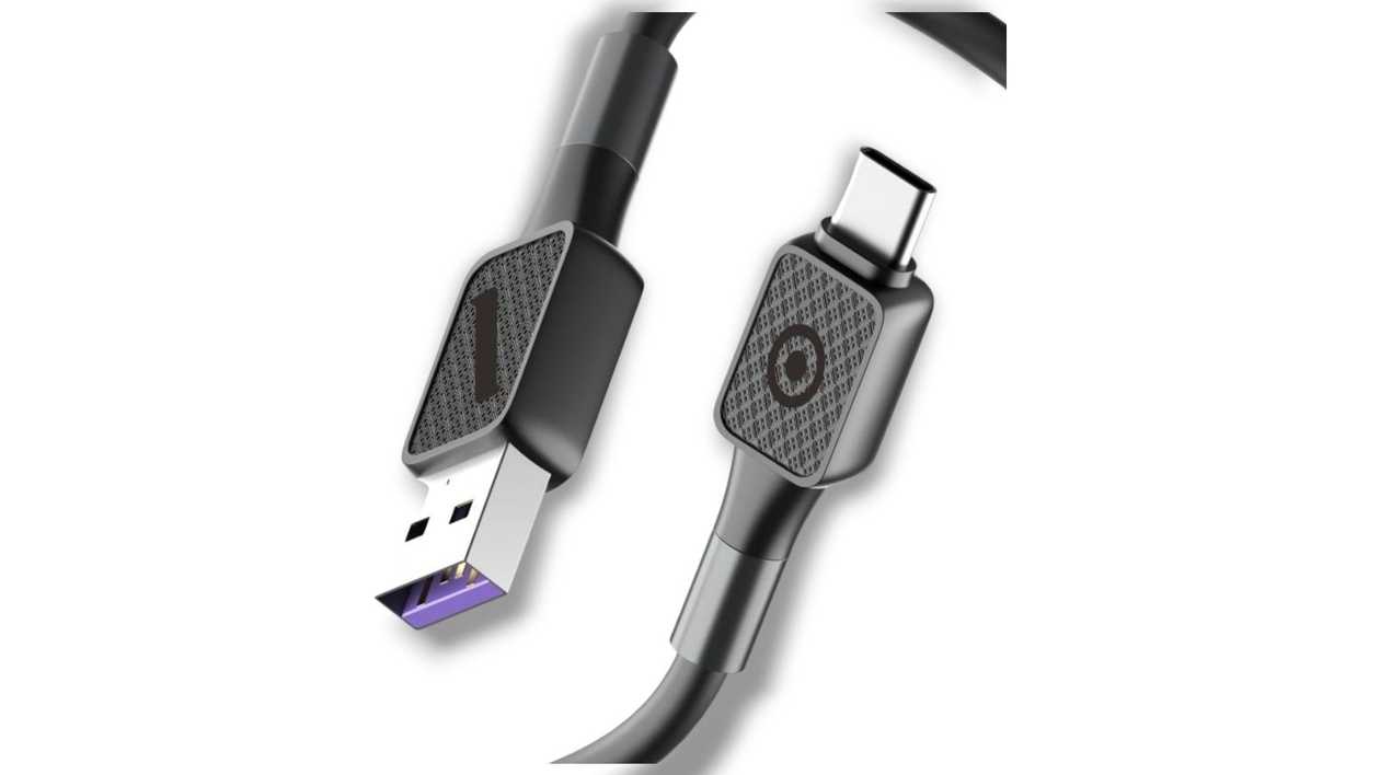 Euroacs Z146, USB - Type C Cable, Black, 7202234682622
