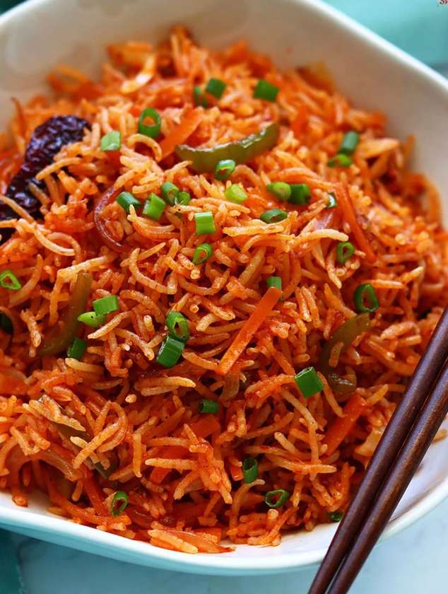 Schezwan Rice Chicken