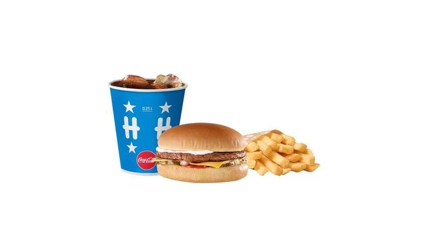 VEKE® Cheese Veggie Burger Meal
