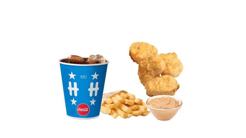 Chicken Nuggets 4 pcs Meal