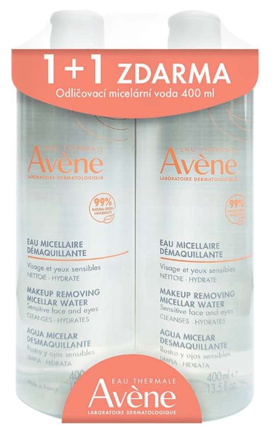AVENE Micellar Cleansing Water 400ml DUO