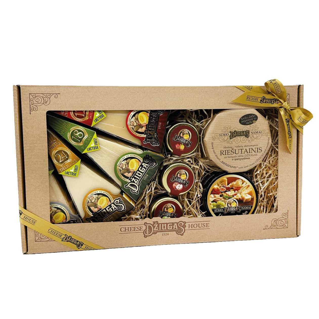 Džiugas dovanų dėžutės rinkinys ,,Skonių kelionė‘‘