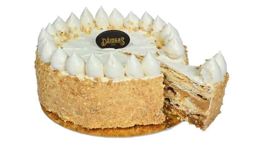 Tortas Riešutų karalius su Džiugas sūriu