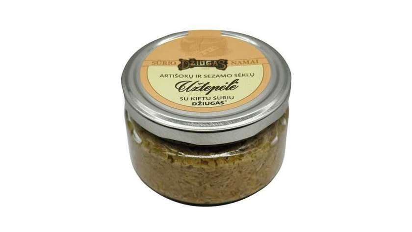 Artichoke, Džiugas cheese and sesame seed spread, 190 g
