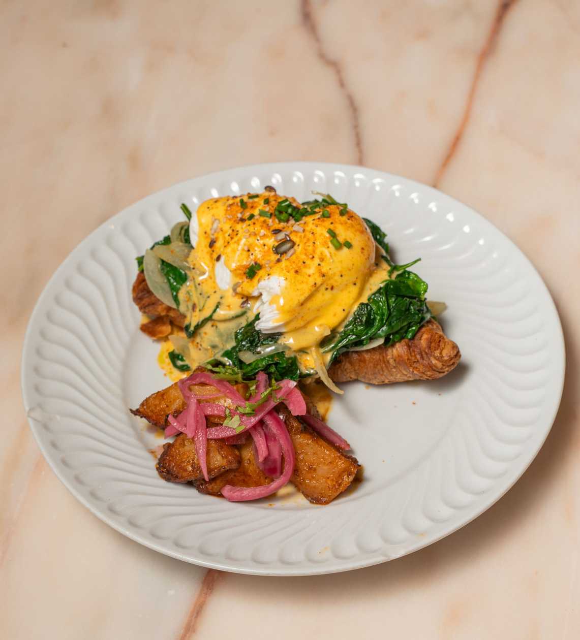 Florentine Benedict with Spinach