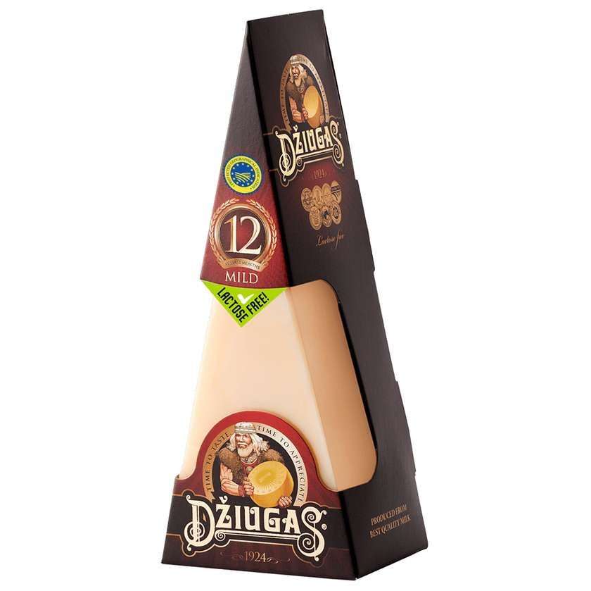 Kietasis sūris Džiugas® Mild, brandintas 12 mėn. (180 g)