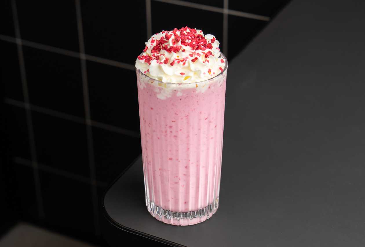 Raspberry Ice Cream Shake