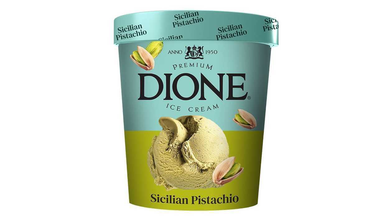 Dione Sicilian pistachio ice cream, 475 ml