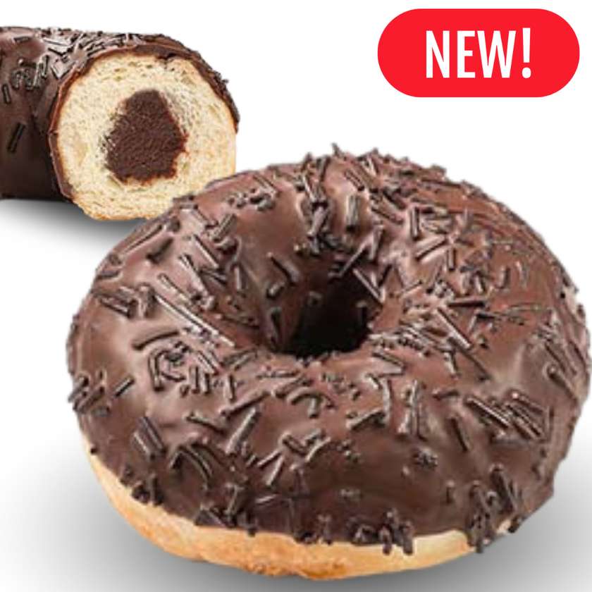 Donut with Chocolate Filling