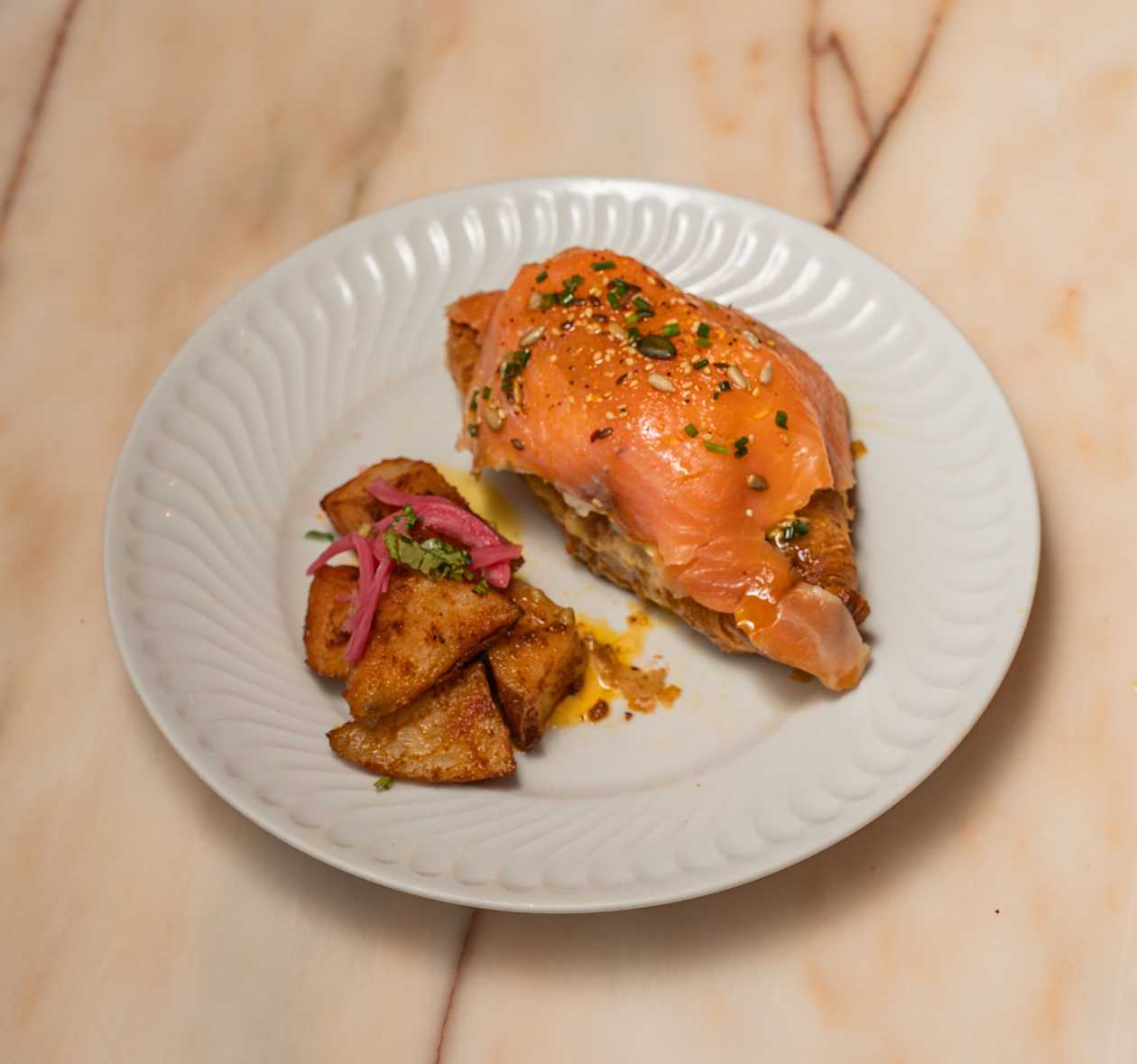 Queen Benedict with Smoked Salmon