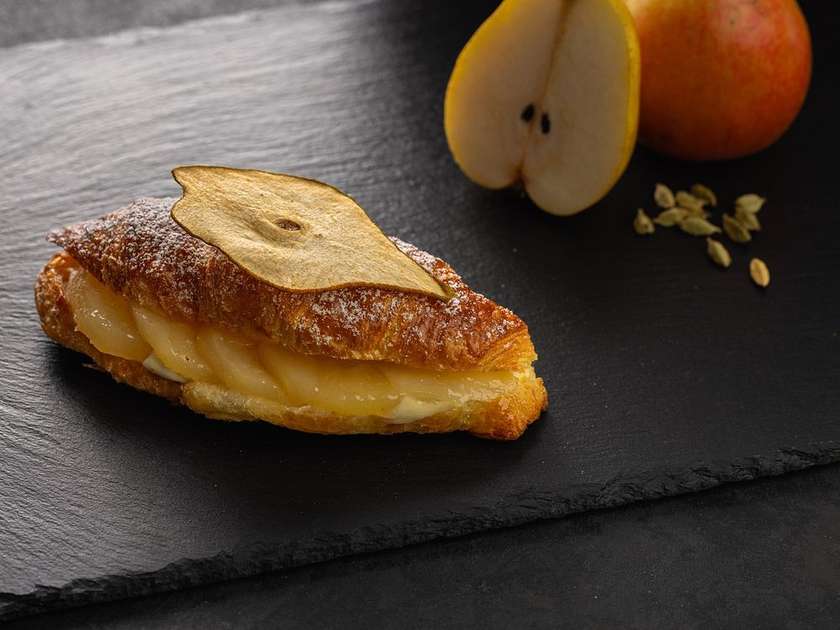 Croissant aux poires