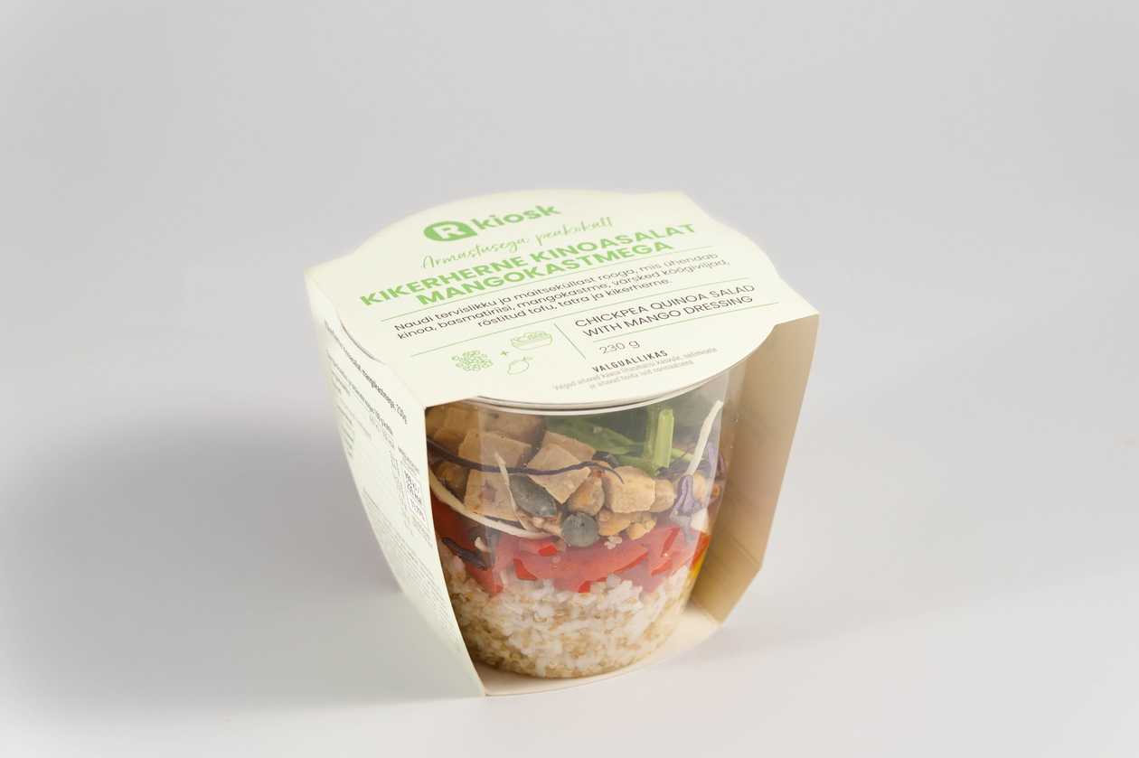 Kikerherne kinoasalat mangokastmega 230g