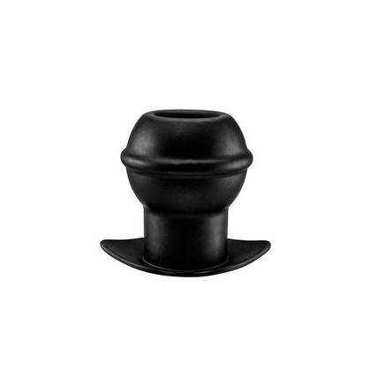 Anal Open Wide Tunnel Plug - Black