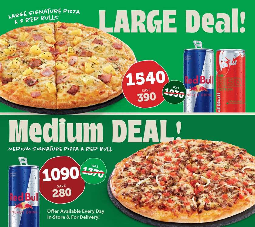 Pizza Inn x Red Bull - Large