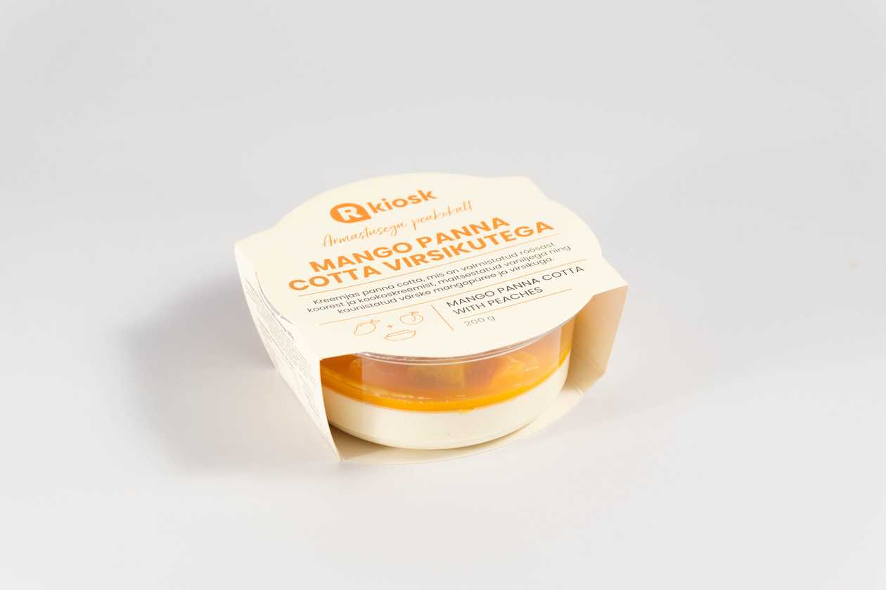 Mango panna cotta virsikuga 200g