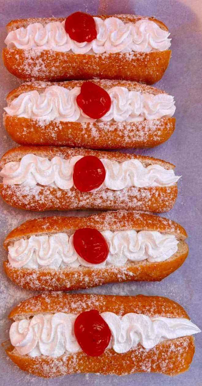 Cream Buns Panna with Jam