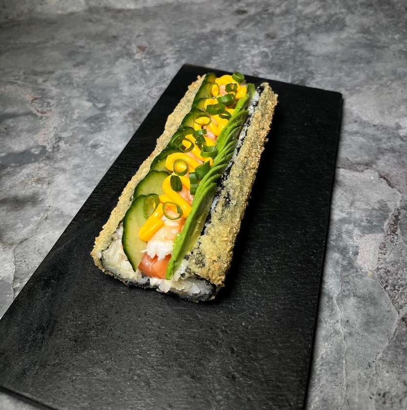 Hot-Dog Somon & Creveti