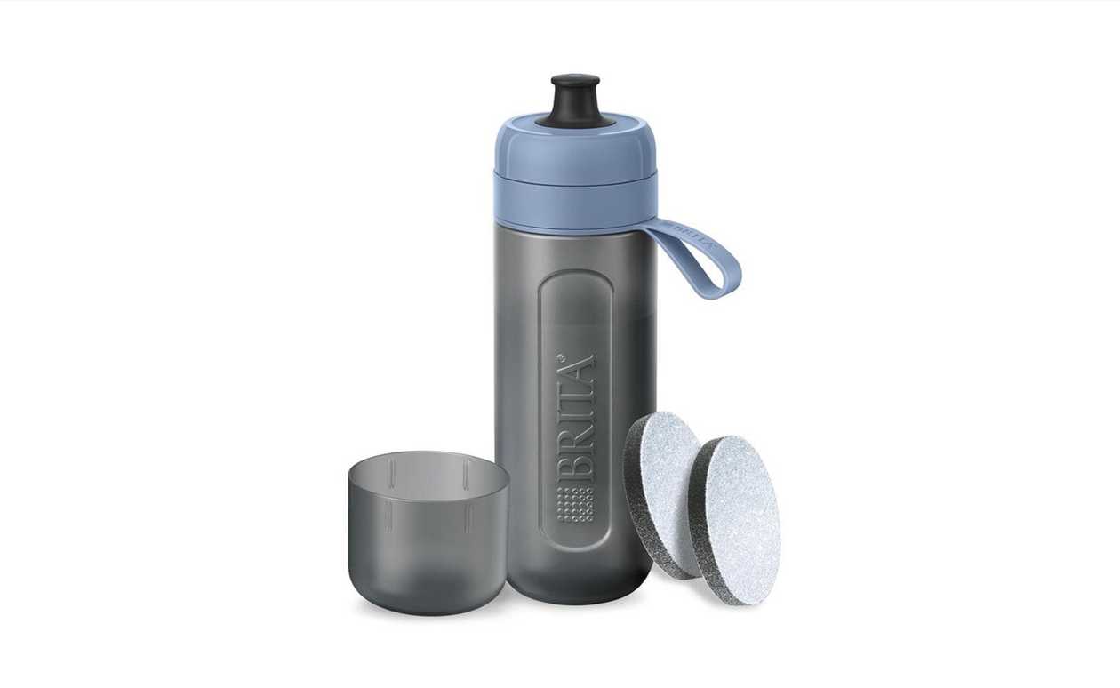 BRITA  WATER FILTER BOTTLE 600 ML +1 MICRO DISC BLUE4006387072575