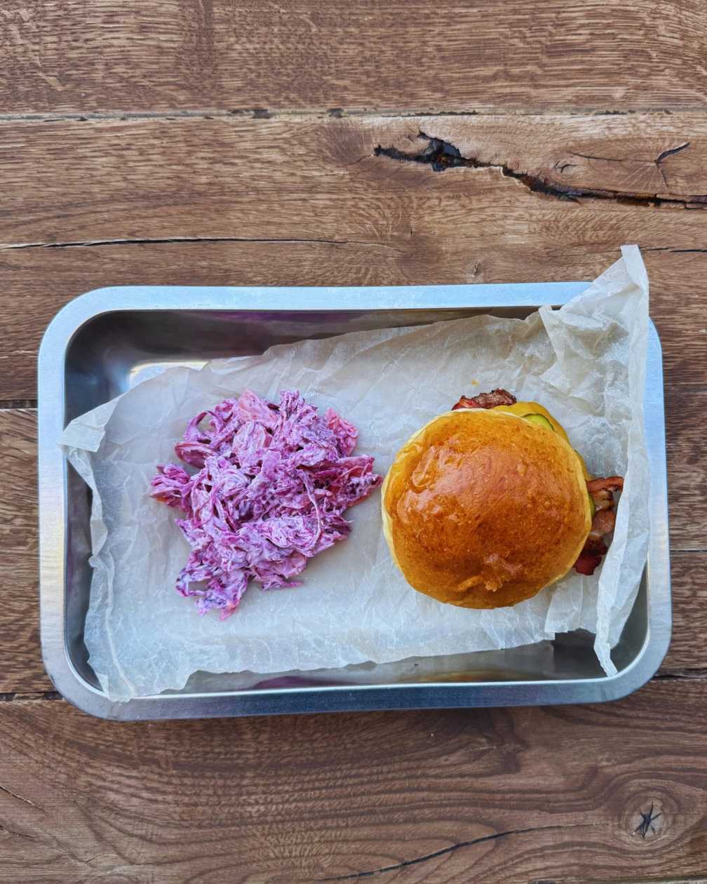 Smokey smashed burger