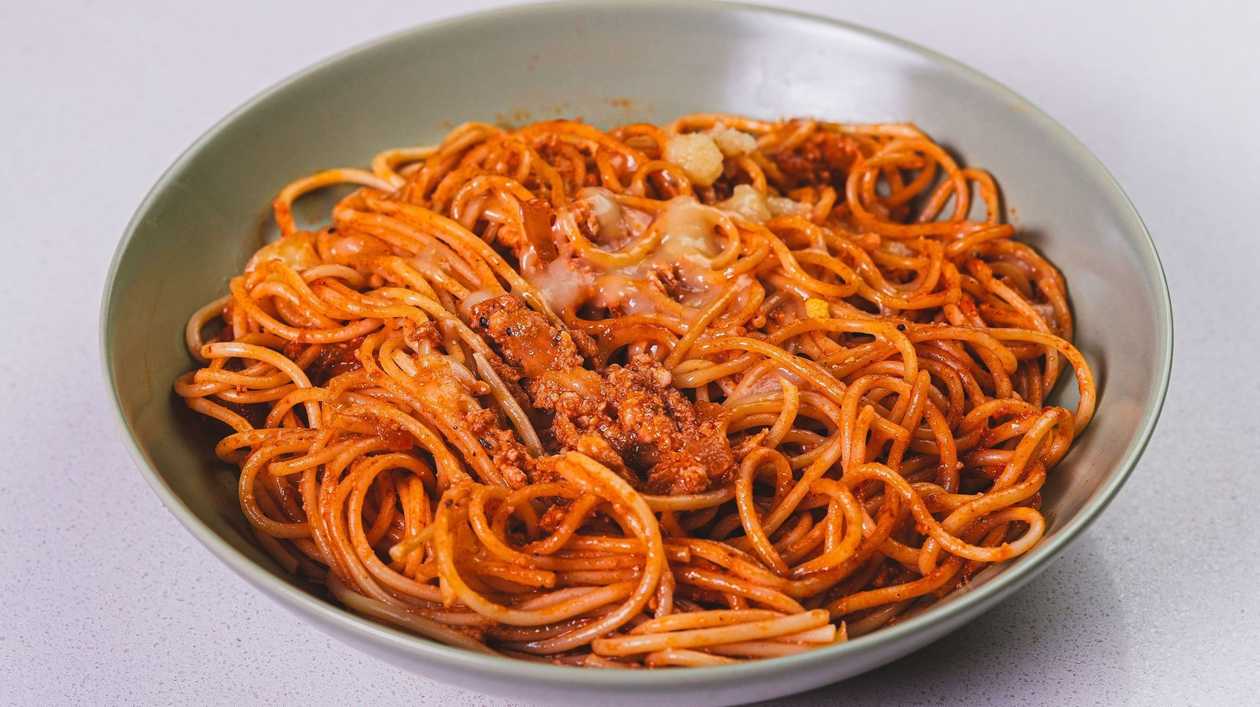 Spaghetti with Chicken Mince