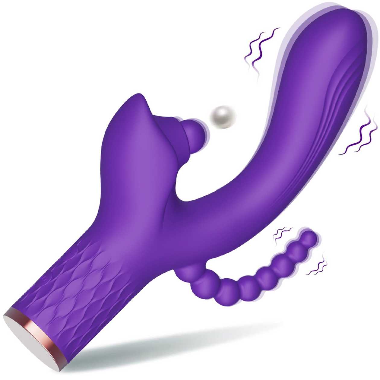 B-Series Patty - Multifunctional Vibrator with 7 Vibration and 7 Pulsation Modes and Anal Stimulation